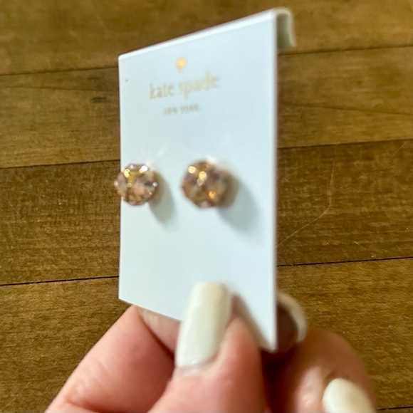 Kate Spade Gold Lady Marmalade Crystal Stud Earrings - Picture 5 of 6